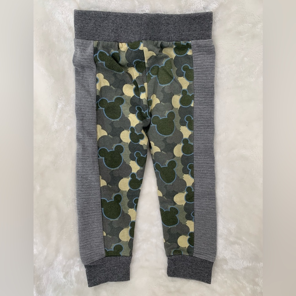 Mickey Mouse Camouflage SweatPants Set, Size 2T, PreLoved, Good Condition - Picture 5 of 7